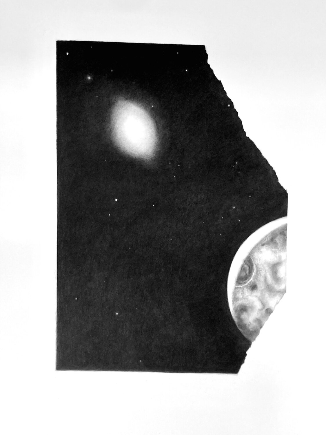 Weltraumfragment I Rebekka Brunke Dessin à vendre