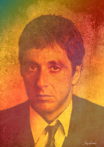 The imperturbable gaze van Miguel Barros, Afdruk te koop op Singulart