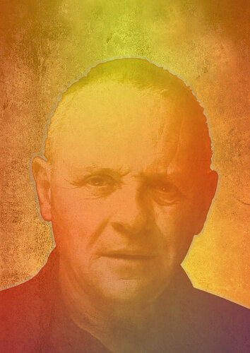 Abyssal explorations, Anthony Hopkins portrait von Miguel Barros, Druck kaufen auf Singulart