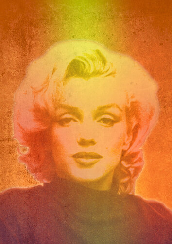 Permanecerá tu mirada siempre eterna (Marilyn Monroe Portrait) di Miguel Barros, Stampa in vendita su Singulart