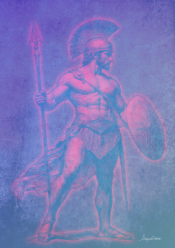 Onirismo espartano by Miguel Barros, Print for Sale on Singulart