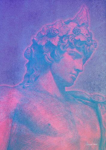 Adriano también sucumbió... (Antinoo Portrait) di Miguel Barros, Stampa in vendita su Singulart