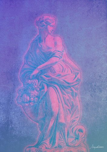 La cesta de la fruta by Miguel Barros, Print for Sale on Singulart