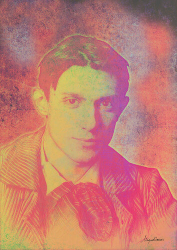 El Gran Mago, Picasso Portrait von Miguel Barros, Digital kaufen auf Singulart
