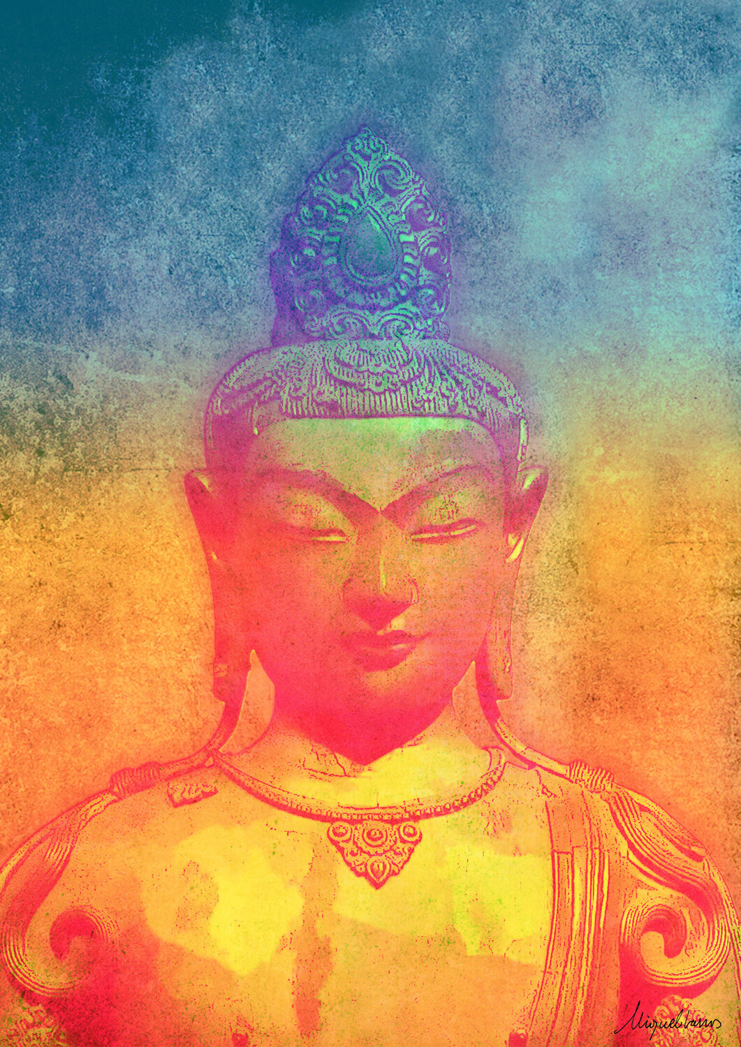 Amitayus Buddha, el valor de la Ética Miguel Barros Digital zu verkaufen