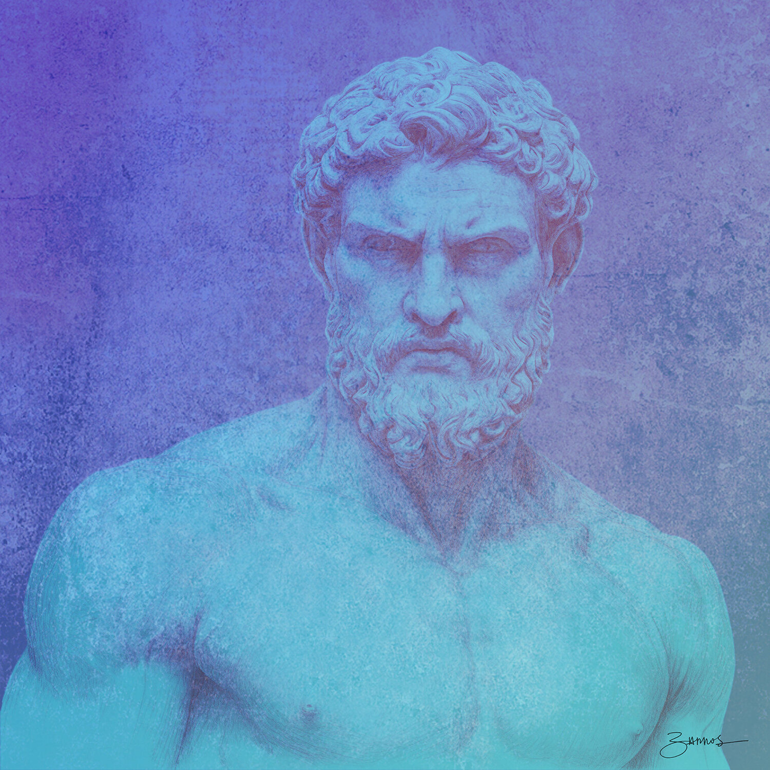 Luchador griego Miguel Barros