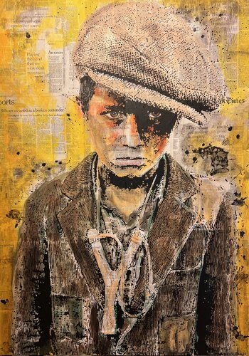 Straßenjunge von Peter Kittner, Malerei kaufen auf Singulart