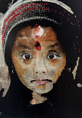Im Blick der Welt by Peter Kittner, Painting for Sale on Singulart