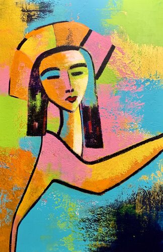 Aphrodite di Dea Theinert, Pittura in vendita su Singulart