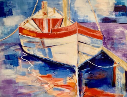 Ruderboot di Dea Theinert, Pittura in vendita su Singulart