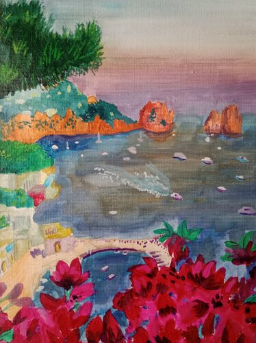 Seaside von Laurianne Lopez, Malerei kaufen auf Singulart