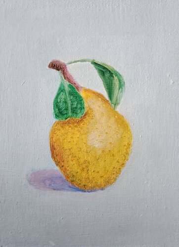 Comida 02 - Pera von Laurianne Lopez, Malerei kaufen auf Singulart