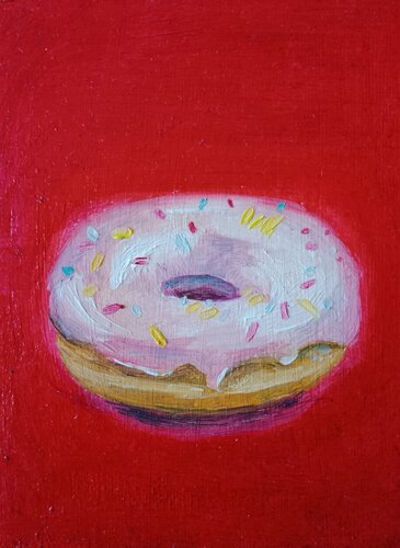 Comida 03 - Donut von Laurianne Lopez, Malerei kaufen auf Singulart