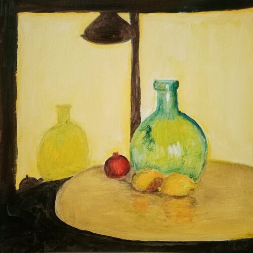 Sunset at home 02 von Laurianne Lopez, Malerei kaufen auf Singulart