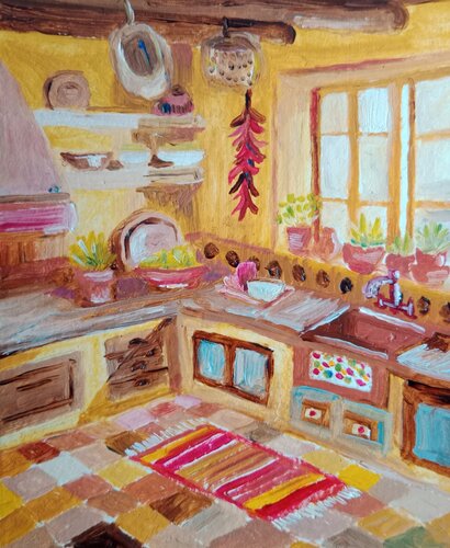 Kitchen von Laurianne Lopez, Malerei kaufen auf Singulart