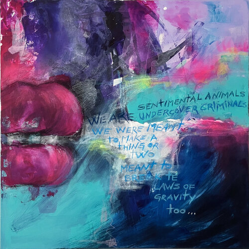 sentimental animals van Sonja Stamer, Schilderij te koop op Singulart