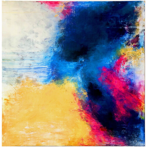 into the blue van Sonja Stamer, Schilderij te koop op Singulart