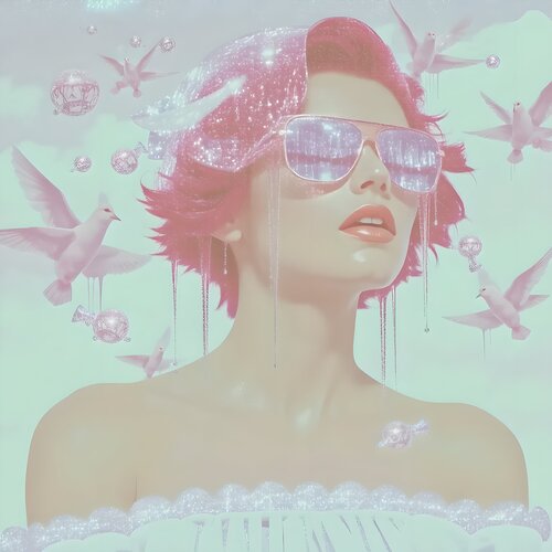the magic of the world to be seen #2 - Aviator glasses by Sanna Strange, Print for Sale on Singulart
