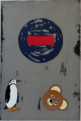 NO TRESPASSING von Rolf Lorenz, Malerei kaufen auf Singulart