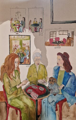 Historias paralelas de Carla Gabriela Ene, Pintura a la venta en Singulart