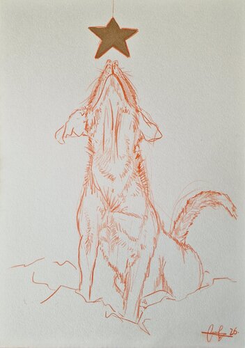 Cazador de estrellas de Carla Gabriela Ene, Dibujo a la venta en Singulart