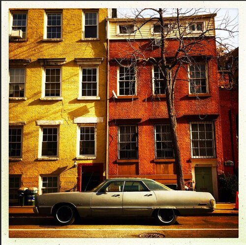 Untitled (Getaway Cars in The West Village City II)  di Mark S. Borden aka Egospeed, Stampa in vendita su Singulart