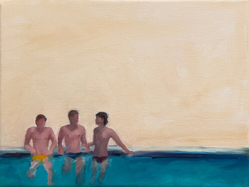 poolside perch de Kory Alexander, Pintura a la venta en Singulart