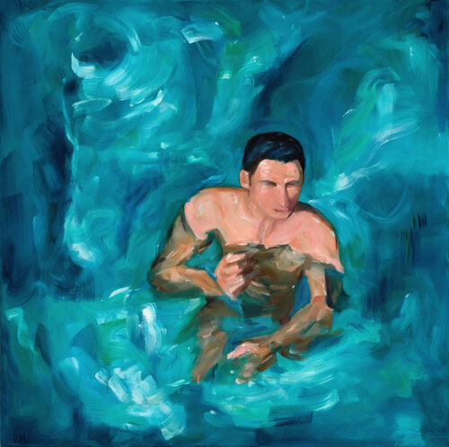 wet by Kory Alexander, Painting for Sale on Singulart