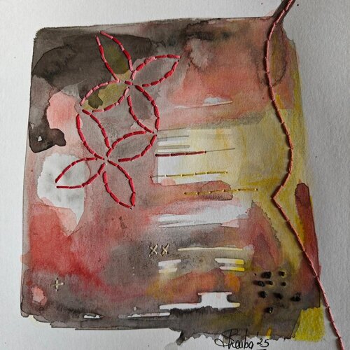 Memories 2 - Interwoven Moments de Shaiba Rajesh, Pintura a la venta en Singulart