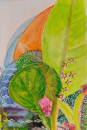 Memories 5 - Interwoven Moments by Shaiba Rajesh, Painting for Sale on Singulart