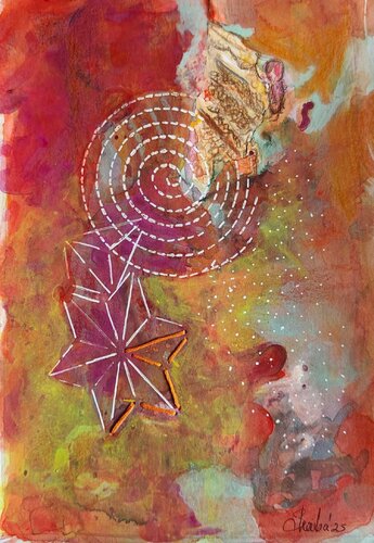 Memories 7 - Interwoven Moments de Shaiba Rajesh, Pintura a la venta en Singulart