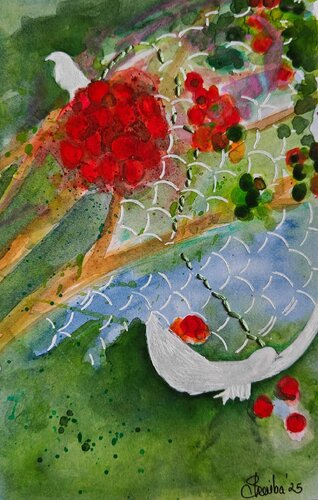 Memories 11 - Interwoven Moments de Shaiba Rajesh, Pintura a la venta en Singulart