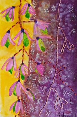 Memories 15 - Interwoven Moments de Shaiba Rajesh, Pintura a la venta en Singulart