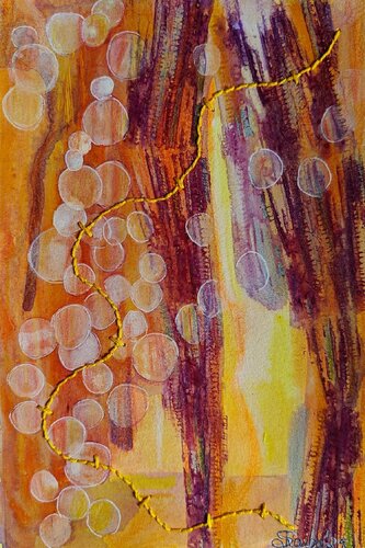 Memories 19 - Interwoven Moments de Shaiba Rajesh, Pintura a la venta en Singulart