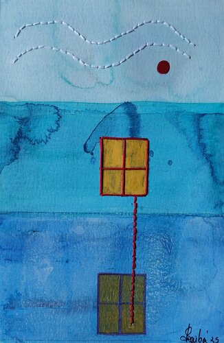 Memories 23- Interwoven Moments van Shaiba Rajesh, Schilderij te koop op Singulart