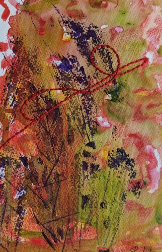 Memories 35 - Interwoven Moments de Shaiba Rajesh, Pintura a la venta en Singulart