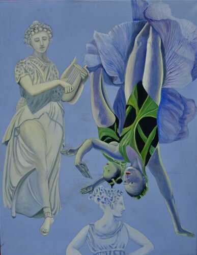 Olympische Spiele 2008 van Amaya Eglin, Schilderij te koop op Singulart