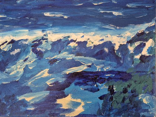 Mountains de Marcus Fedder, Pintura a la venta en Singulart