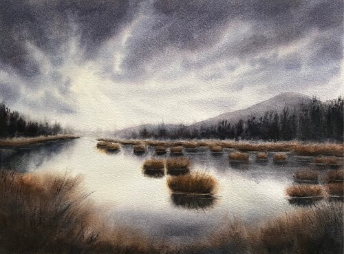 Moorlands II van Annett Coumont, Schilderij te koop op Singulart