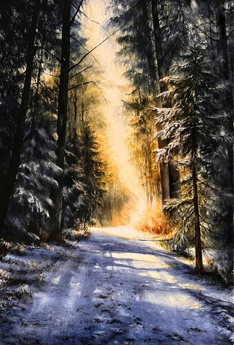 Threshold of light von Annett Coumont, Malerei kaufen auf Singulart