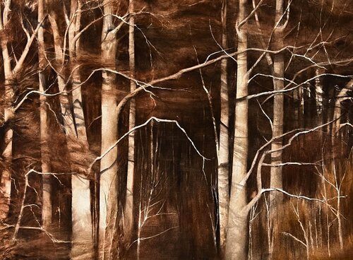 Quiet Tension di Annett Coumont, Pittura in vendita su Singulart