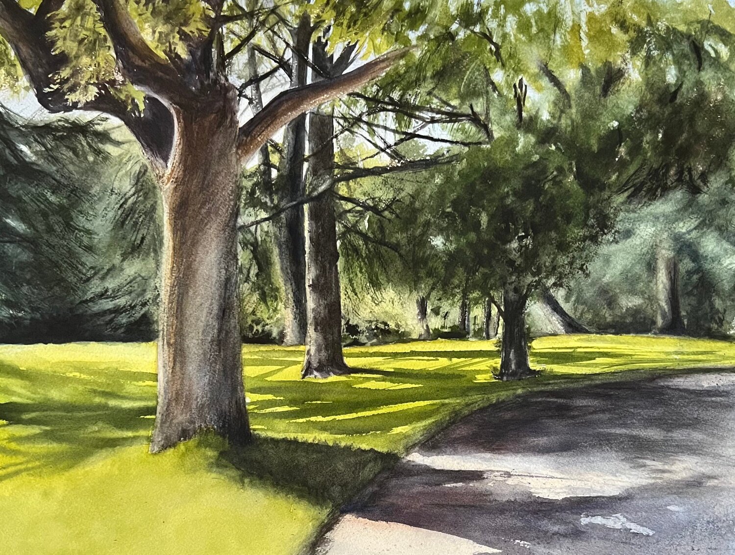 In a park Annett Coumont