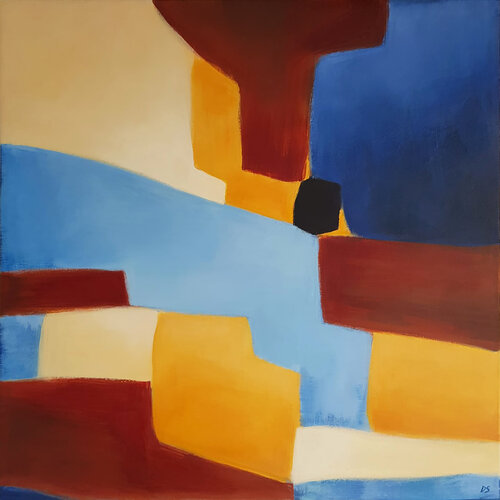 Center of Gravity I by Daria Startseva, 油畫 for Sale on Singulart