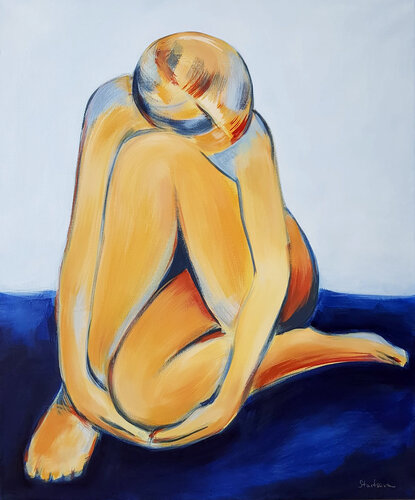 Quiet Figure by Daria Startseva, 油畫 for Sale on Singulart