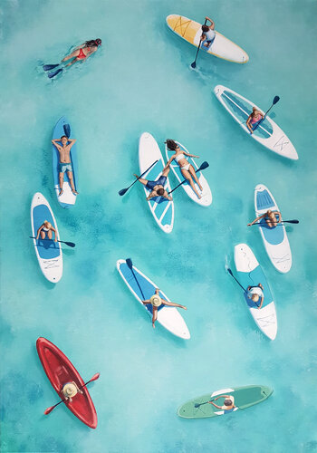 As If Nothing Else Exists von Daria Startseva, Malerei kaufen auf Singulart