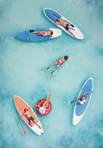 Just Here by Daria Startseva, 油畫 for Sale on Singulart