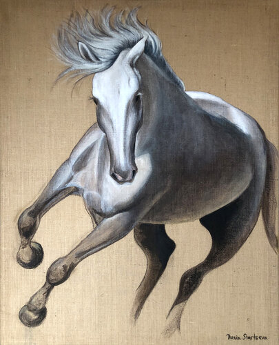 Quiet Strength von Daria Startseva, Malerei kaufen auf Singulart