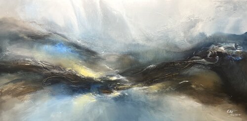 dreamscape horizon di CAT BAKKER, Pittura in vendita su Singulart