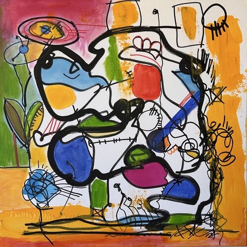 Controlled Chaos van Regia Marinho, Schilderij te koop op Singulart