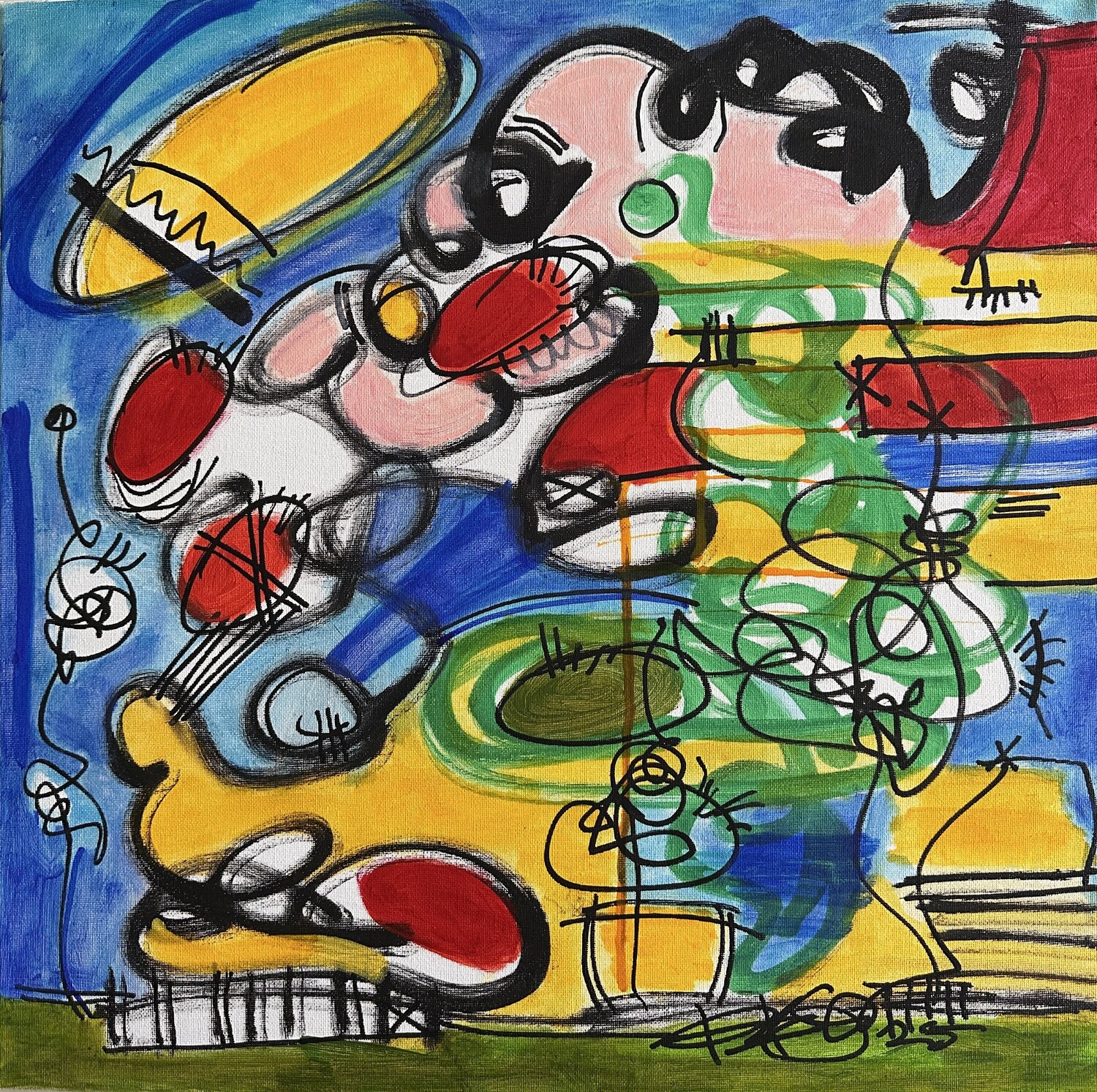 Euphoric Motion, a painting Regia Marinho